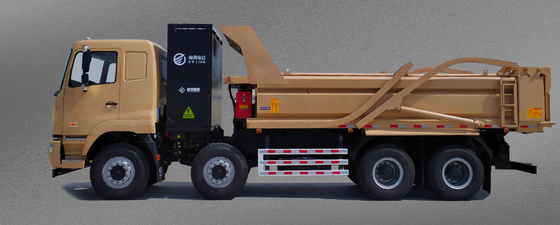 गीली रिमोट एम5 शुद्ध इलेक्ट्रिक डंप ट्रक 8x4 चार्जिंग एडिशन 423 kWh