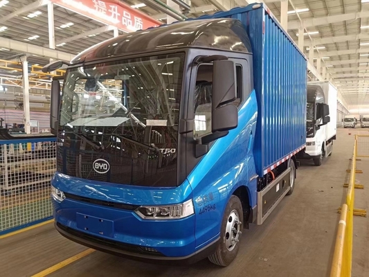 BYD के लंबे समय तक चलने वाले T5DB शुद्ध इलेक्ट्रिक वैन सिटी लॉजिस्टिक्स के लिए अधिकतम छूट